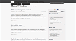 Desktop Screenshot of masterofmedicine.com